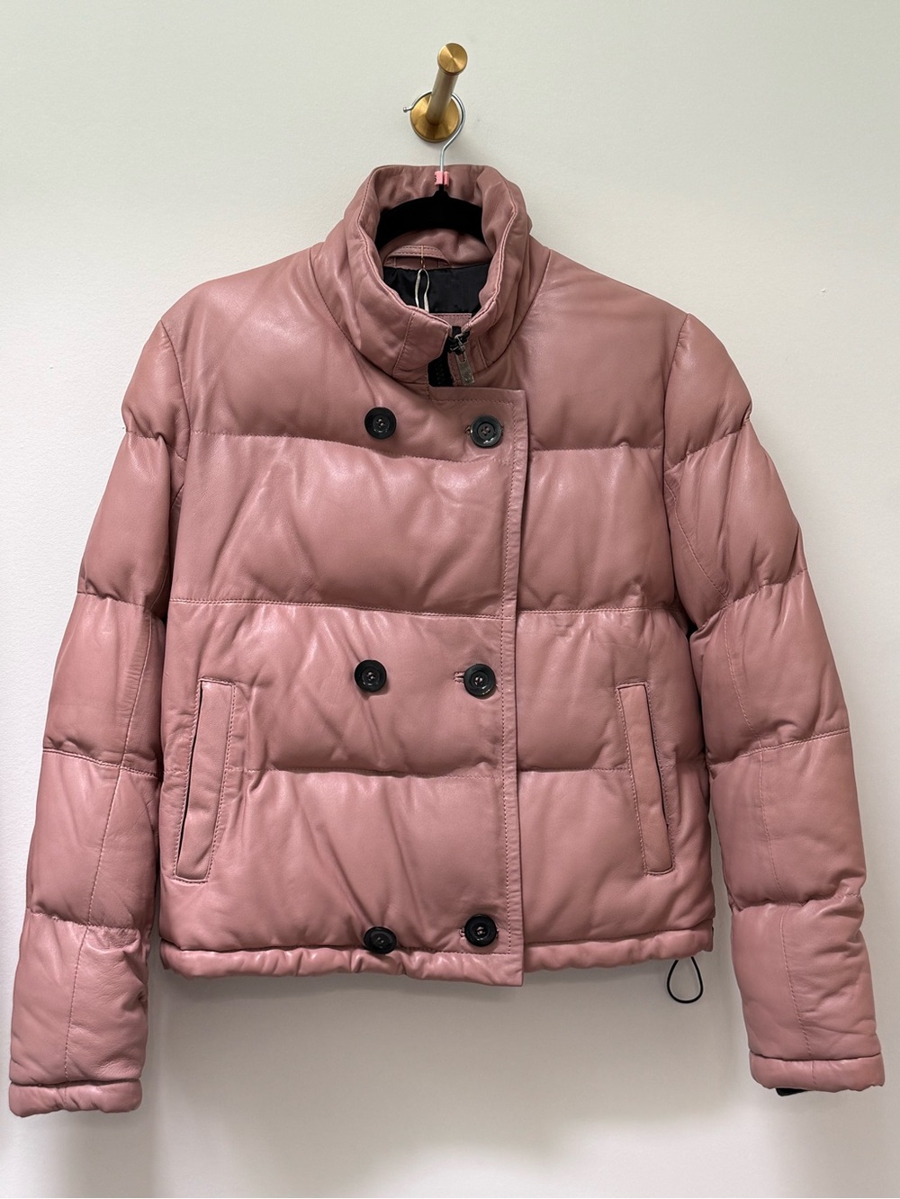 Women's Rose Pink Puffer Coat
